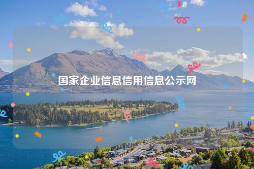 国家企业信息信用信息公示网